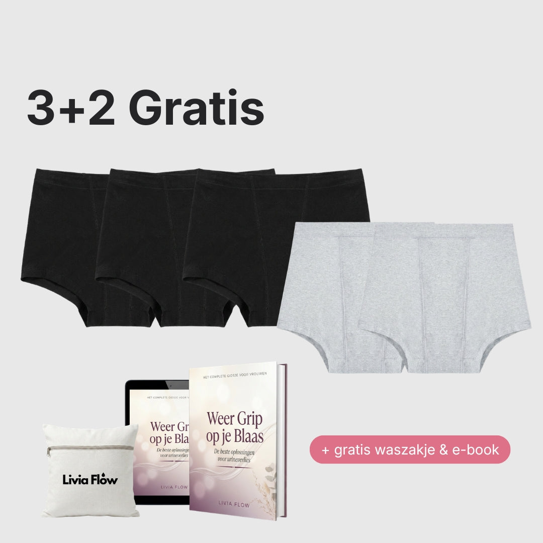 Livia & Juul's - Katoenen Lekvrije Boyshort (3+2 Gratis)