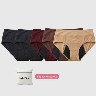 Livia - Originele Lekvrij Ondergoed (3+2 Gratis)