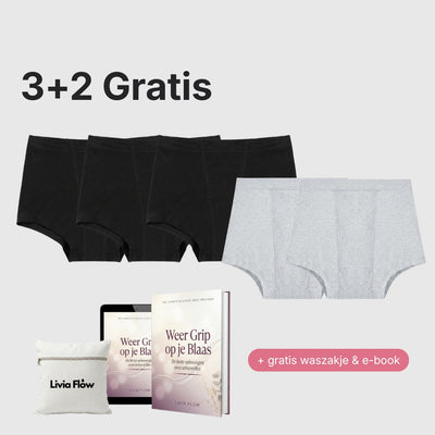 Livia & Juul's - Katoenen Lekvrije Boyshort (3+2 Gratis)