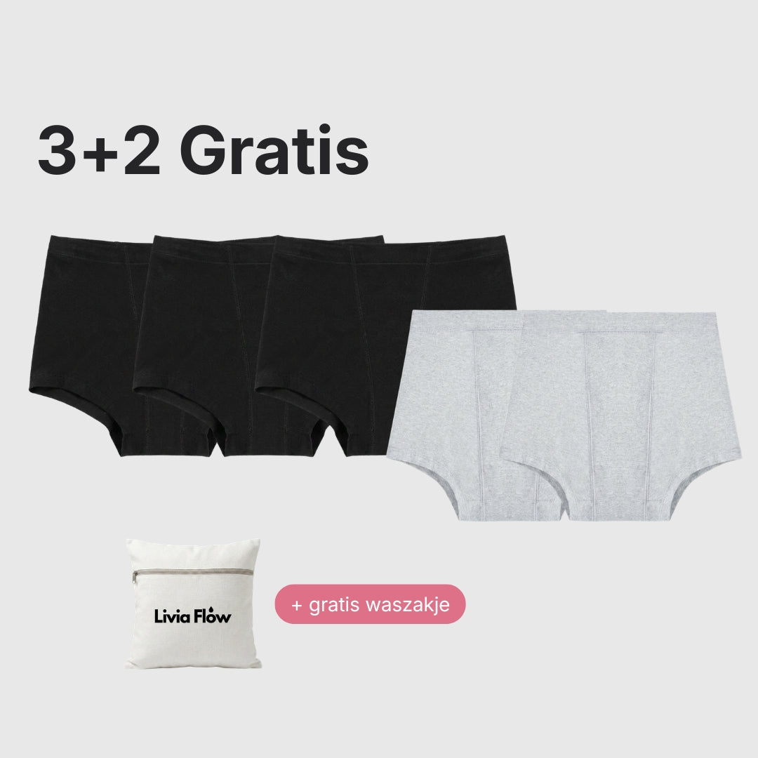 Livia & Juul's - Lekvrije Boyshort (3+2 Gratis)